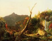 Thomas Cole Autumn Landscape oil on canvas